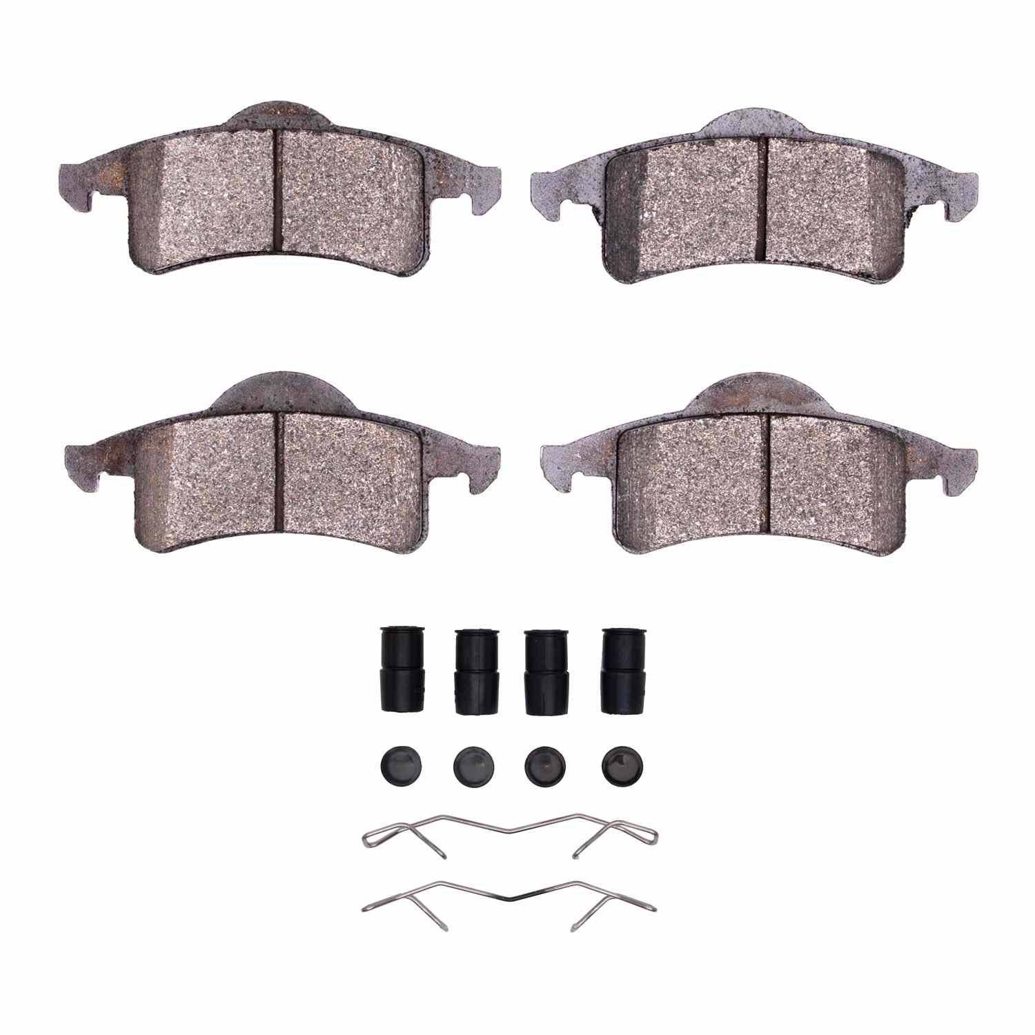 DF_2214079101_Fro.jpg R1 Concepts 99-04 Jeep Grand Cherokee Rear Super Duty Pads & Hardware Kit - Image 1