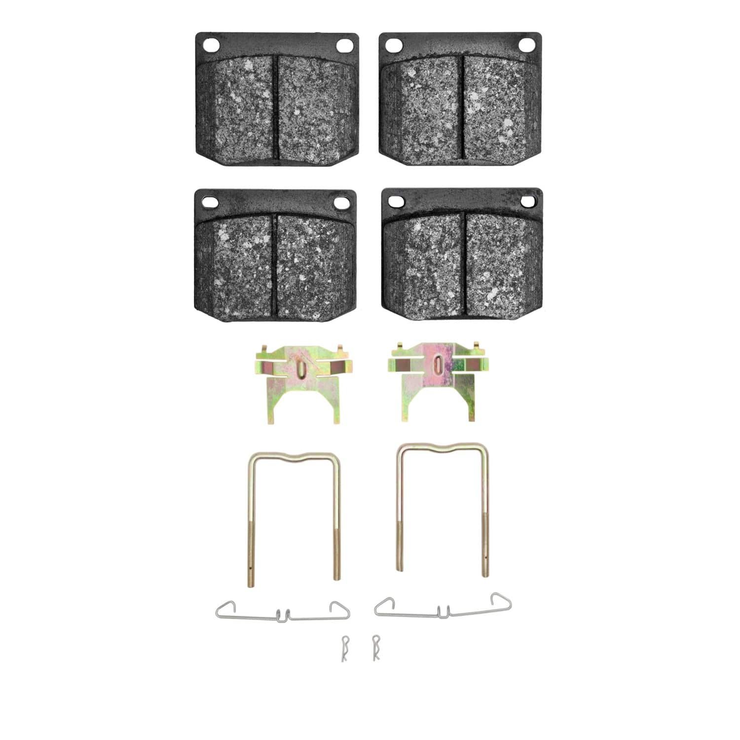 DF_2310000202_Fro.jpg R1 Concepts 85-86 Saab 900 Front Ceramic Brake Pads and Hardware Kit - Image 1