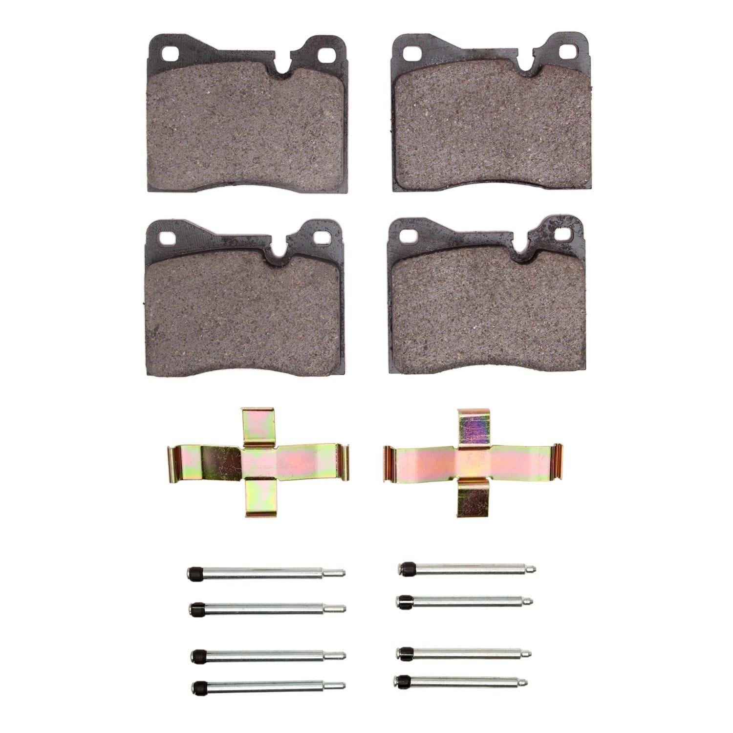 DF_2310008202_Fro.jpg R1 Concepts 76-76 BMW 530I Front Ceramic Brake Pads and Hardware Kit - Image 1