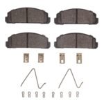 R1 Concepts 77-83 Mazda Glc Front Ceramic Brake Pads and Hardware Kit