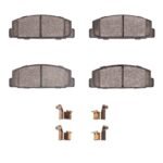 R1 Concepts 84-89 Dodge Conquest Rear Ceramic Brake Pads and Hardware Kit