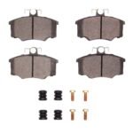 R1 Concepts 77-87 Volkswagen Dasher Front Ceramic Brake Pads and Hardware Kit