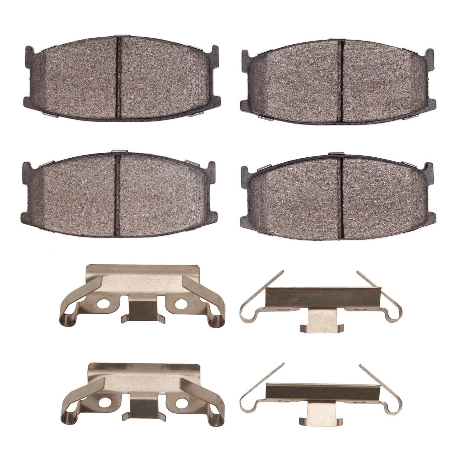 DF_2310017501_Fro.jpg R1 Concepts 79-82 Mazda 626 Front Ceramic Brake Pads and Hardware Kit - Image 1