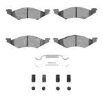 R1 Concepts 81-82 Mercury Lynx Front Ceramic Brake Pads and Hardware Kit