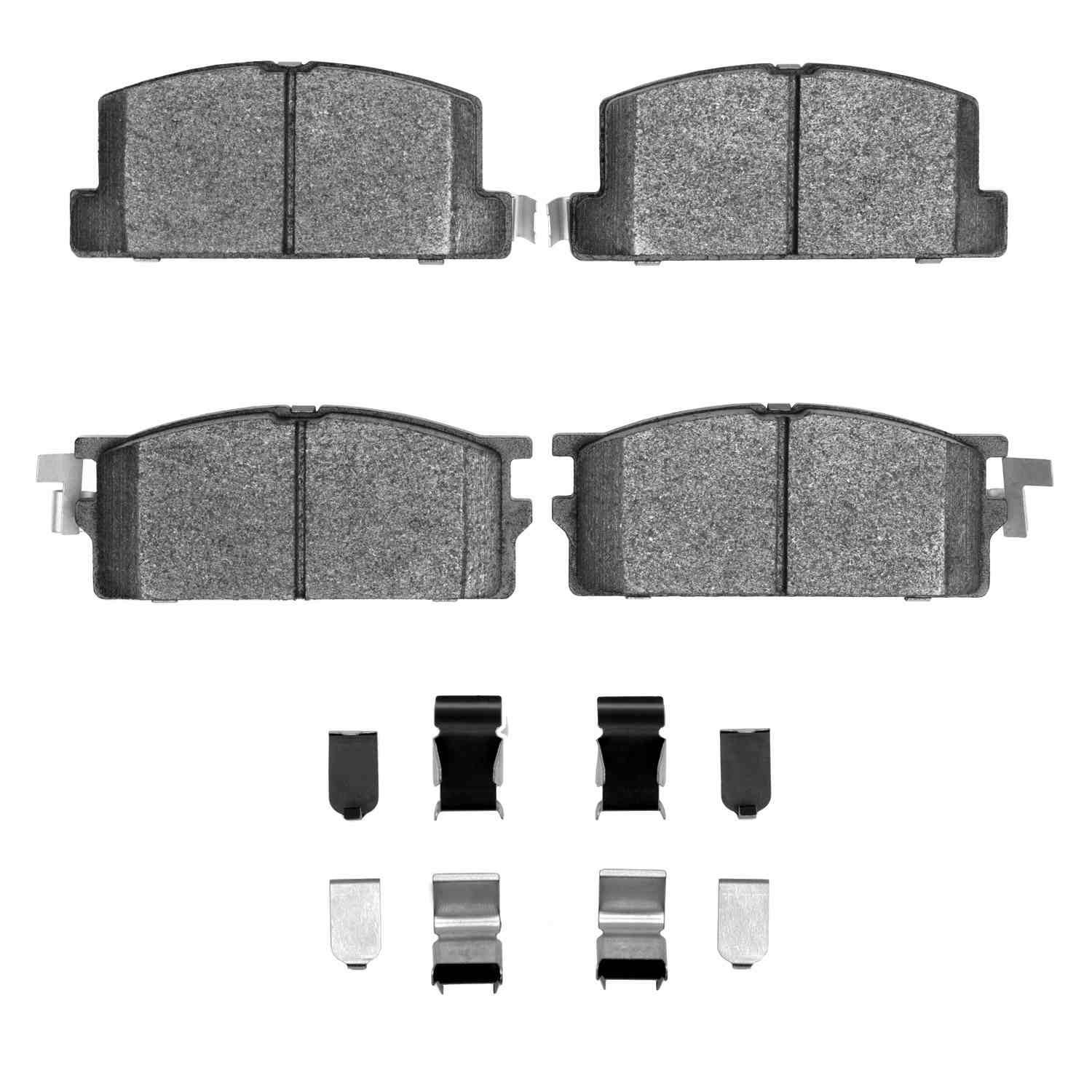 DF_2310019401_Fro.jpg R1 Concepts 81-83 Isuzu Pickup Front Ceramic Brake Pads and Hardware Kit - Image 1