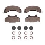 R1 Concepts 83-87 Pontiac T1000 Front Ceramic Brake Pads and Hardware Kit