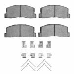 R1 Concepts 82-83 Honda Accord Coupe Front Ceramic Pads & Hardware Kit