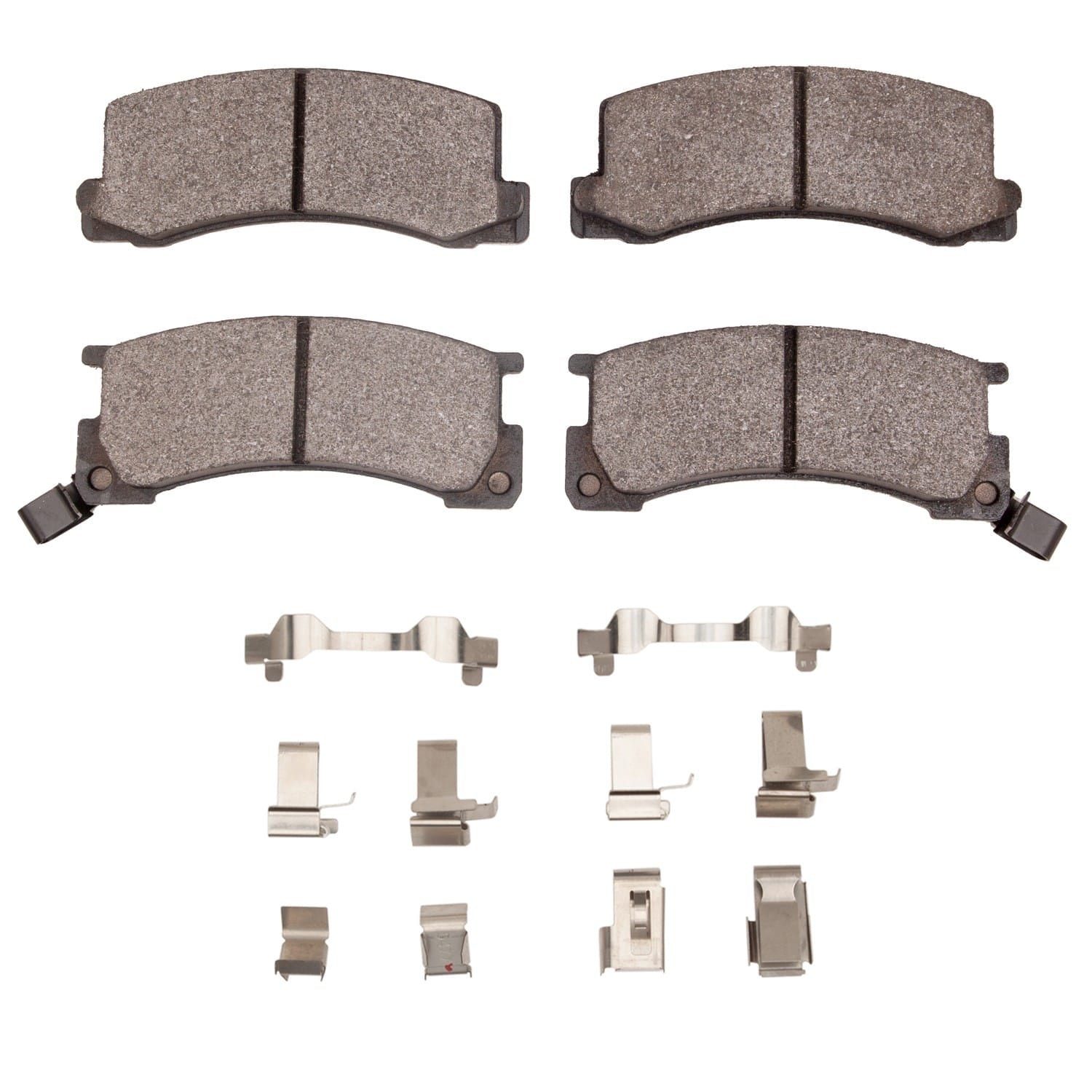 DF_2310024001_Fro.jpg R1 Concepts 82-85 Toyota Celica Rear Ceramic Brake Pads and Hardware Kit - Image 1