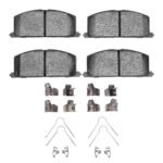 R1 Concepts 83-99 Chevrolet Nova Front Ceramic Brake Pads & Hardware Kit