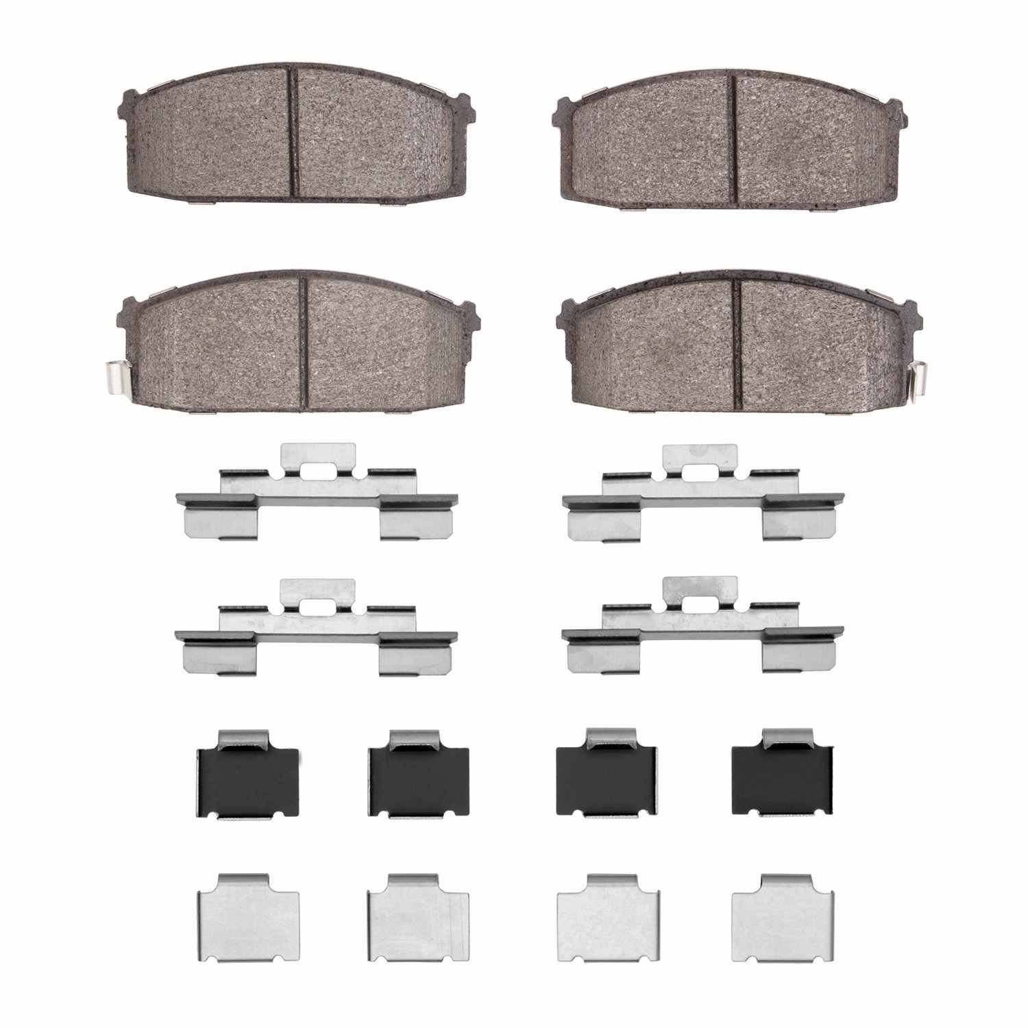 DF_2310027403_Fro.jpg R1 Concepts 87-88 Nissan 200Sx Front Ceramic Brake Pads and Hardware Kit - Image 1