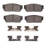 R1 Concepts 83-87 Honda Civic Sedan Front Ceramic Pads & Hardware Kit
