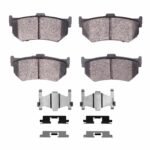 R1 Concepts 84-94 Suzuki Swift Rear Ceramic Brake Pads and Hardware Kit