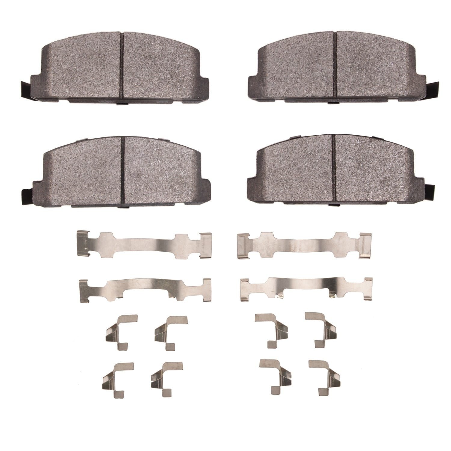 DF_2310028501_Fro.jpg R1 Concepts 84-87 Isuzu Trooper Front Ceramic Brake Pads and Hardware Kit - Image 1