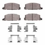 R1 Concepts 86-86 Isuzu Trooper Front Ceramic Brake Pads and Hardware Kit
