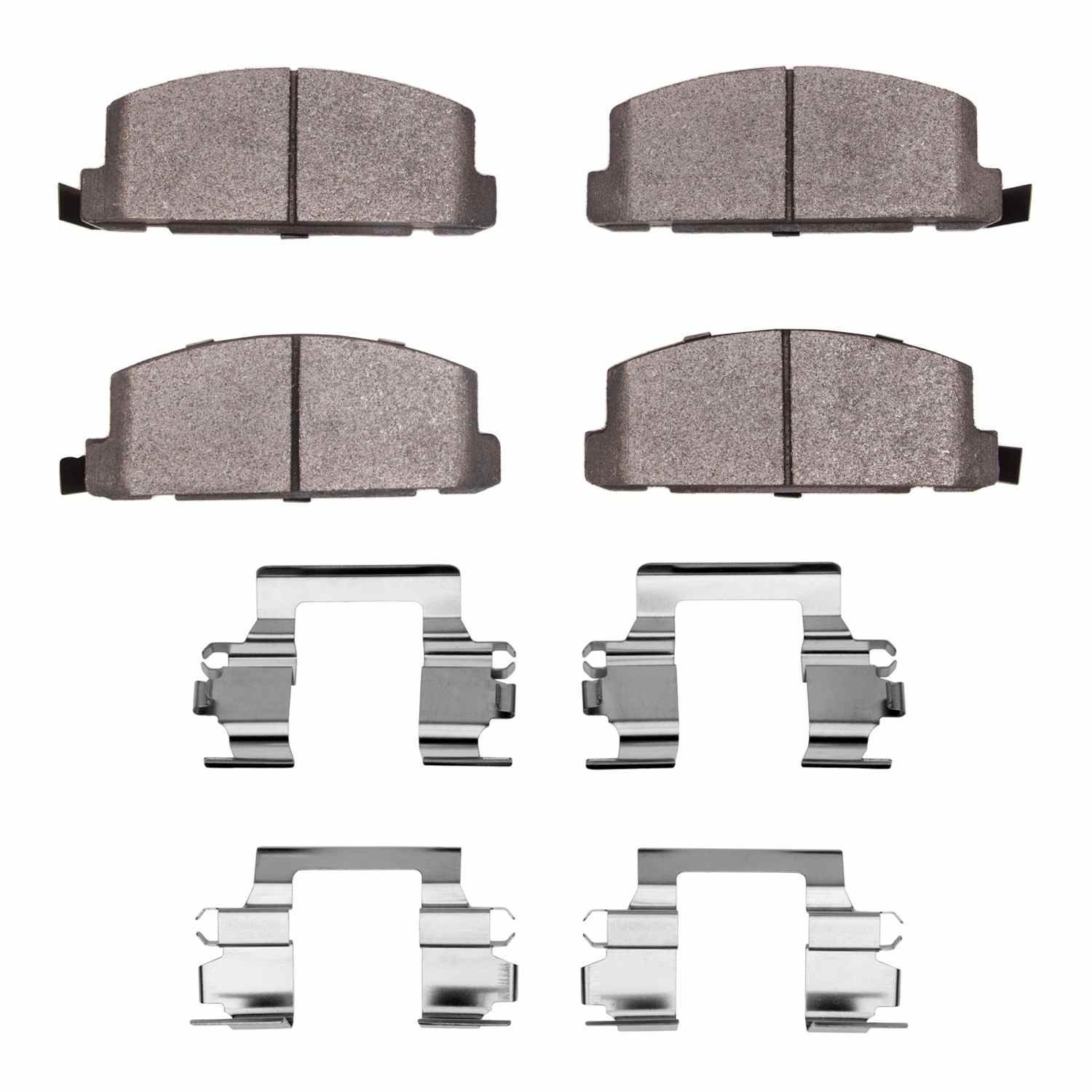 DF_2310028502_Fro.jpg R1 Concepts 86-86 Isuzu Trooper Front Ceramic Brake Pads and Hardware Kit - Image 1