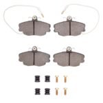 R1 Concepts 81-85 Renault R18I Front Ceramic Brake Pads and Hardware Kit