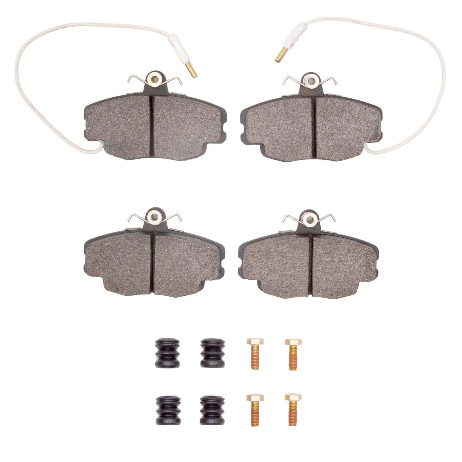 DF_2310029201_Fro.jpg R1 Concepts 81-85 Renault R18I Front Ceramic Brake Pads and Hardware Kit - Image 1