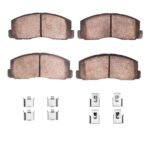 R1 Concepts 84-91 Dodge 2000 GTX Front Ceramic Pads & Hardware Kit