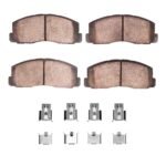 R1 Concepts 83-86 Dodge Colt Front Ceramic Pads & Hardware Kit