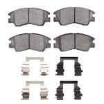 R1 Concepts 86-08 Dodge Raider Front Ceramic Pads & Hardware Kit