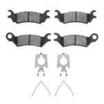 R1 Concepts 86-87 Mazda 626 Rear Ceramic Brake Pads and Hardware Kit