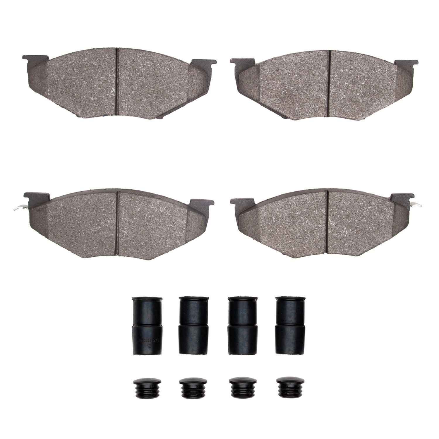 DF_2310036701_Fro.jpg R1 Concepts 87-88 Plymouth Grand Voyager Front Ceramic Brake Pads and Hardware Kit - Image 1