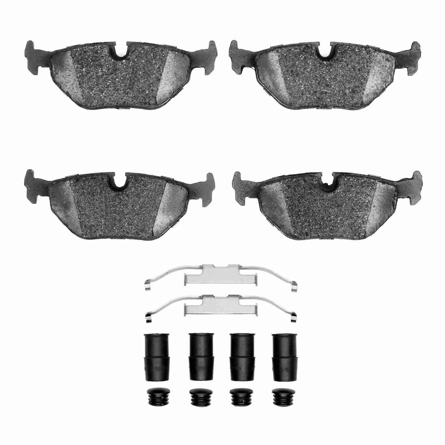 DF_2310039601_Fro.jpg R1 Concepts 87-02 BMW 740I Rear Ceramic Pads & Hardware Kit - Image 1
