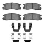 R1 Concepts 88-95 Isuzu AMIGO Rear Ceramic Pads & Hardware Kit