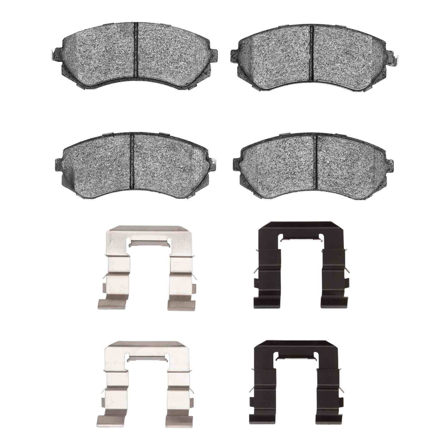 DF_2310042201_Fro.jpg R1 Concepts 89-96 Nissan 240SX Front Ceramic Brake Pads & Hardware Kit - Image 1