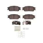 R1 Concepts 87-06 Mitsubishi Verna (Mexico) Front Ceramic Brake Pads and Hardware Kit