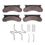R1 Concepts 75-94 Ford E-350 Econoline Front Ceramic Pads & Hardware Kit