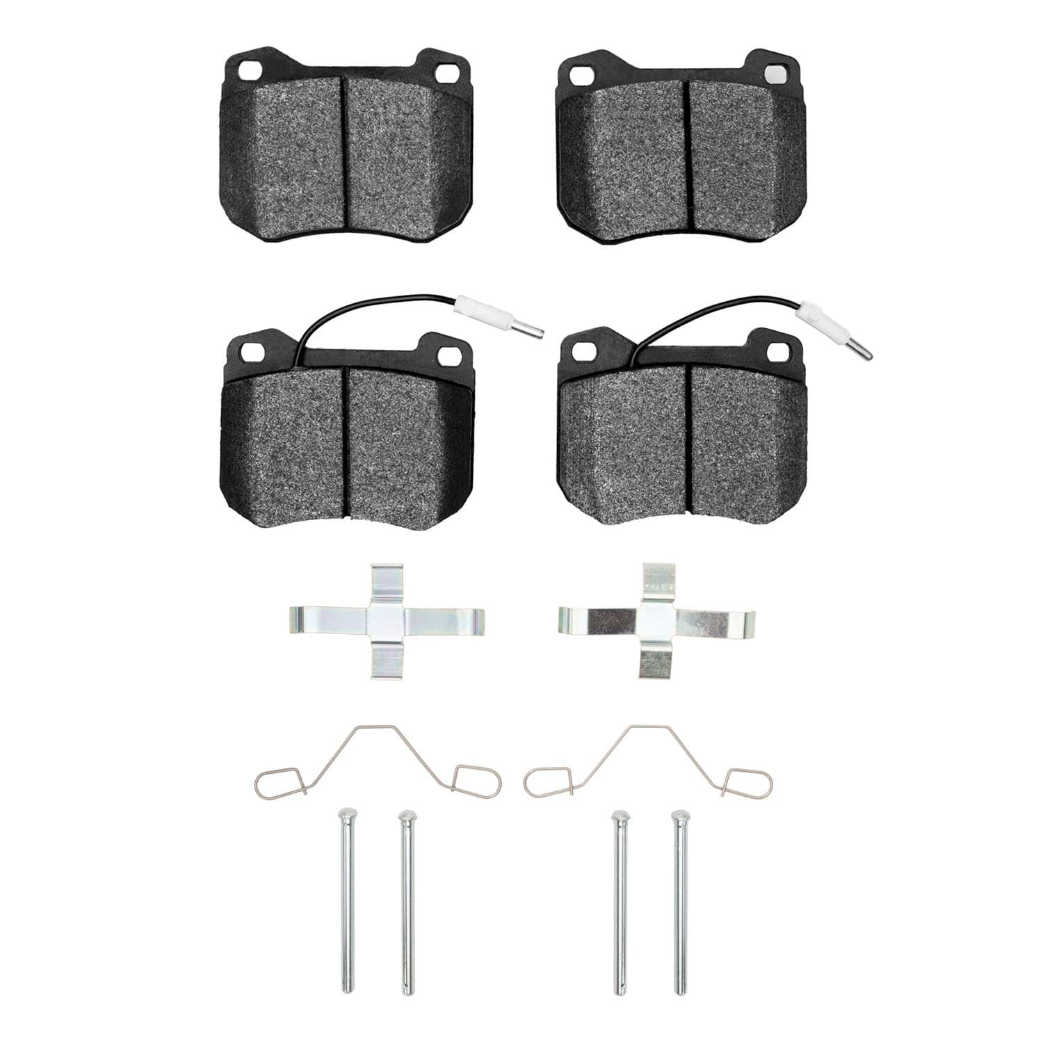 DF_2310045502_Fro.jpg R1 Concepts 80-89 Peugeot 505 Front Ceramic Brake Pads and Hardware Kit - Image 1