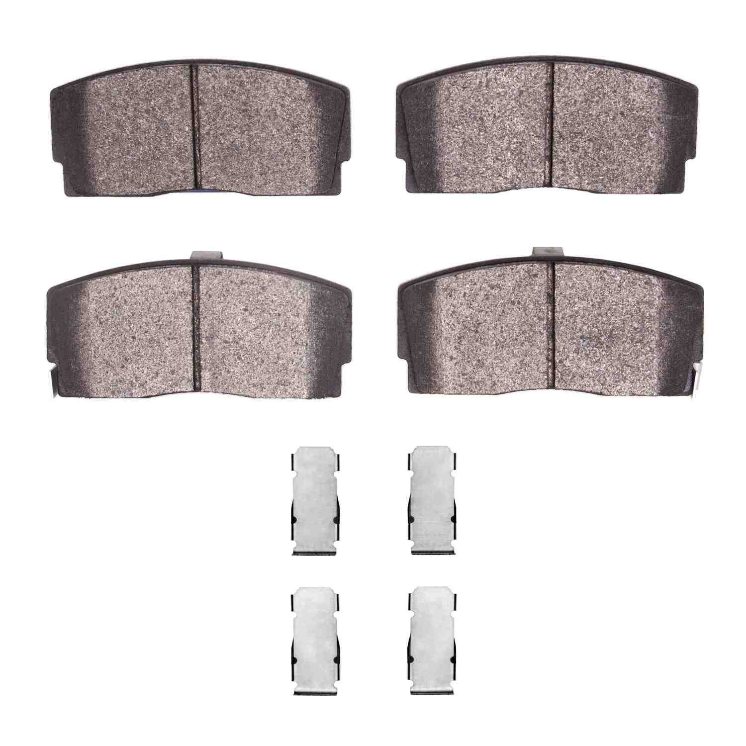 DF_2310045601_Fro.jpg R1 Concepts 88-92 Daihatsu Charade Front Ceramic Brake Pads and Hardware Kit - Image 1