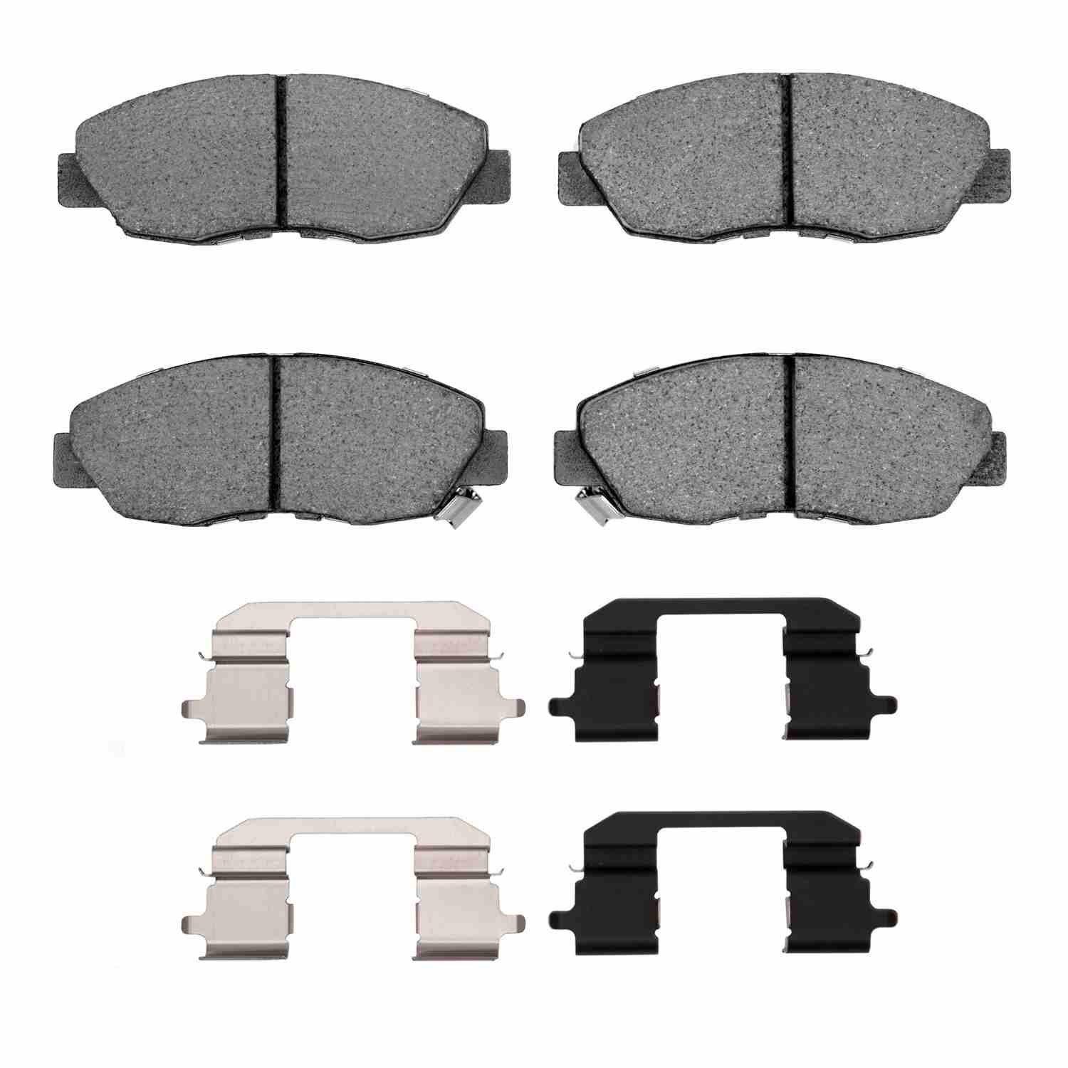 DF_2310046501_Fro.jpg R1 Concepts 90-99 Acura CL Front Ceramic Brake Pads & Hardware Kit - Image 1