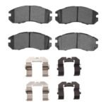 R1 Concepts 90-96 Subaru Legacy Front Ceramic Pads & Hardware Kit