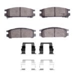 R1 Concepts 90-94 Subaru Legacy Rear Ceramic Pads & Hardware Kit