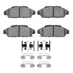 R1 Concepts 90-93 Honda Accord Sedan Front Ceramic Brake Pads and Hardware Kit