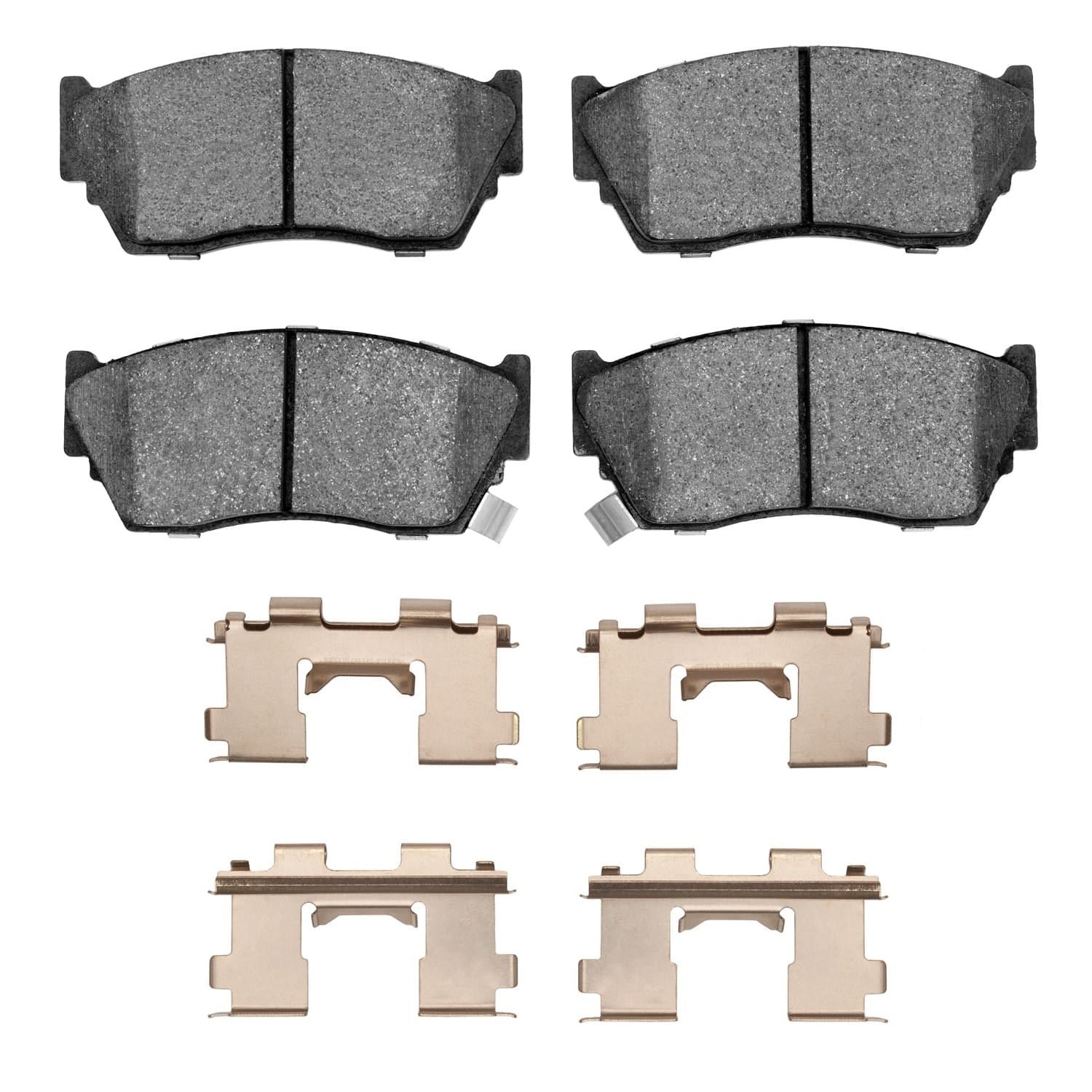DF_2310051001_Fro.jpg R1 Concepts 91-17 Nissan TSURU (Mexico) Front Ceramic Pads & Hardware Kit - Image 1