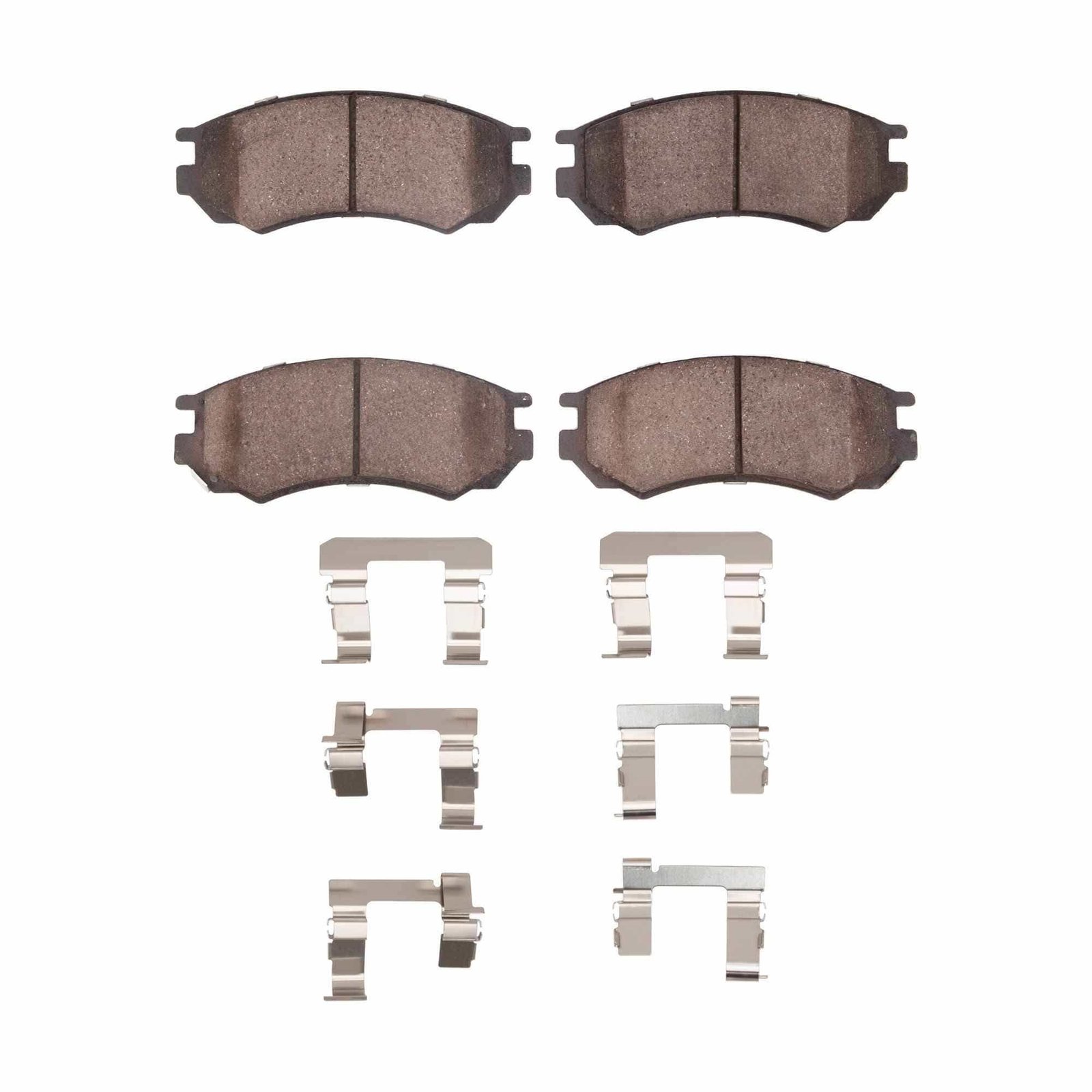 DF_2310054901_Kit.jpg R1 Concepts 91-00 Nissan Sentra Front Ceramic Brake Pads and Hardware Kit - Image 1