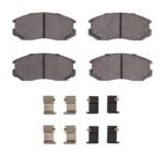 R1 Concepts 91-00 Dodge Colt Front Ceramic Pads & Hardware Kit