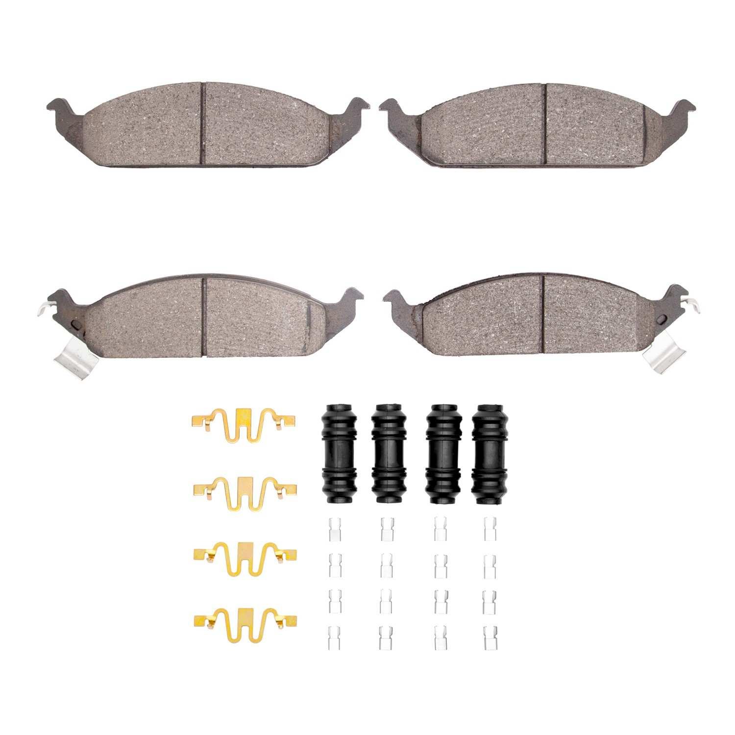 DF_2310065001_Fro.jpg R1 Concepts 95-00 Chrysler CIRRUS Front Ceramic Pads & Hardware Kit - Image 1