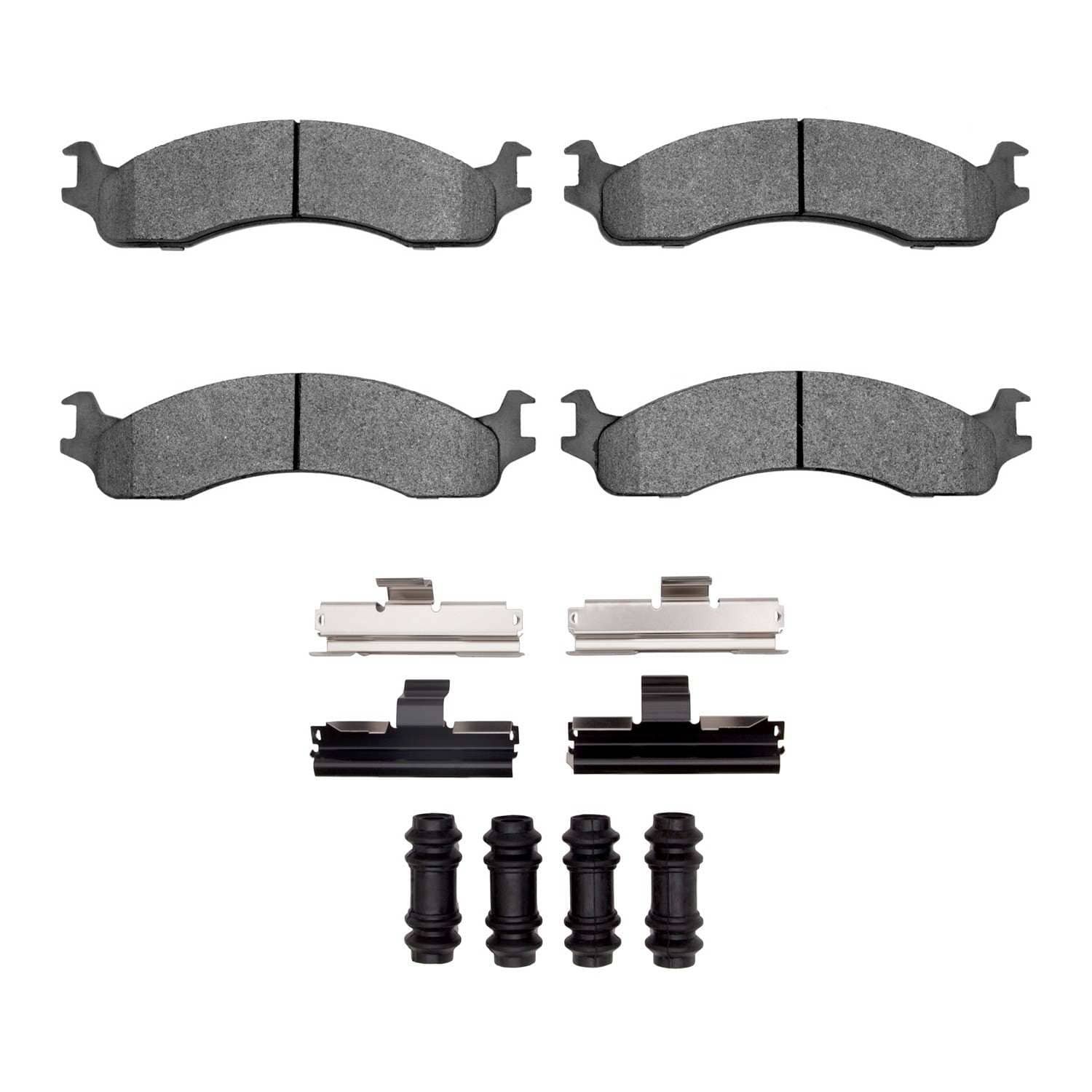DF_2310065501_Fro.jpg R1 Concepts 95-07 Ford E-250 Econoline Front Ceramic Pads & Hardware Kit - Image 1