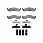R1 Concepts 95-07 Ford E-250 Econoline Front Ceramic Pads & Hardware Kit - Image 2