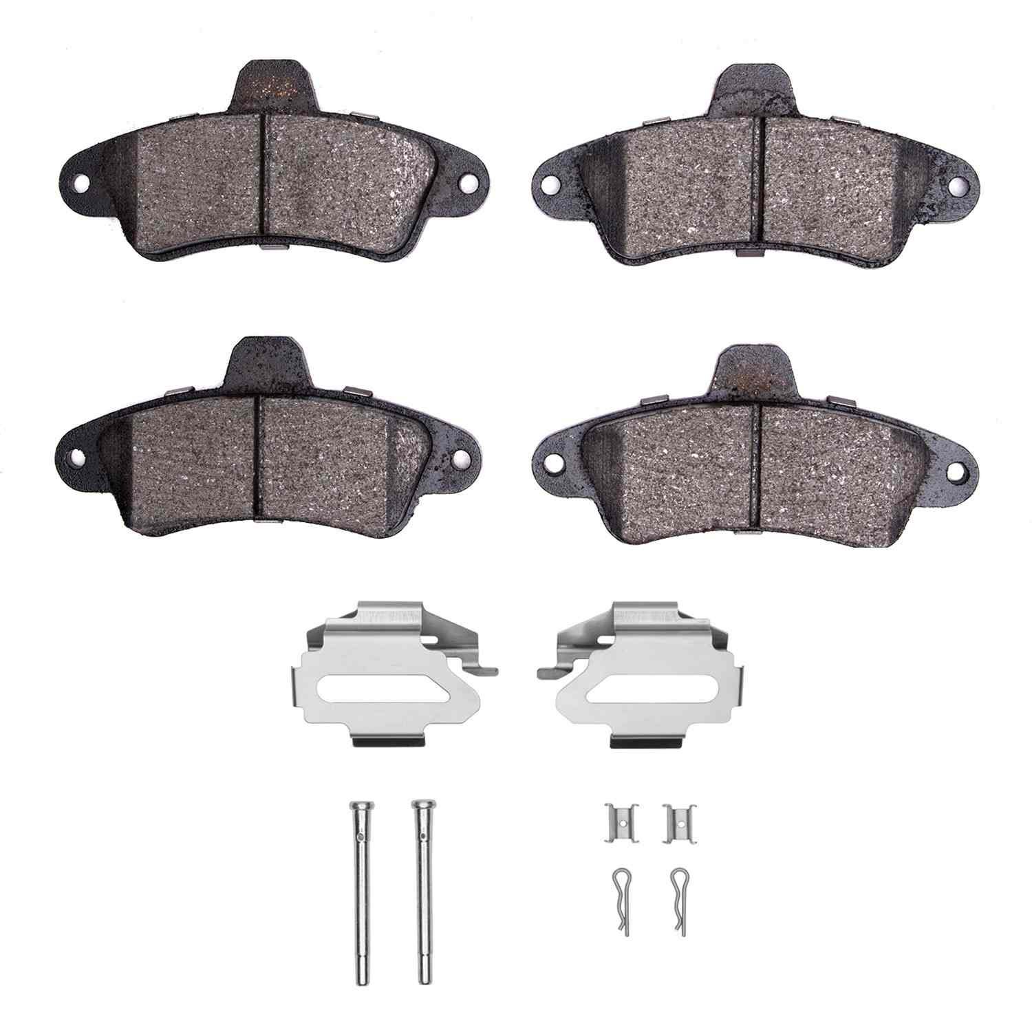 DF_2310066101_Fro.jpg R1 Concepts 95-00 Ford Contour Rear Ceramic Pads & Hardware Kit - Image 1