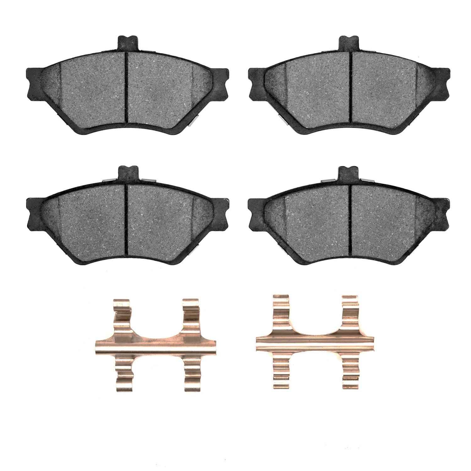 DF_2310067801_Fro.jpg R1 Concepts 95-97 Ford Crown Victoria Front Ceramic Pads & Hardware Kit - Image 1