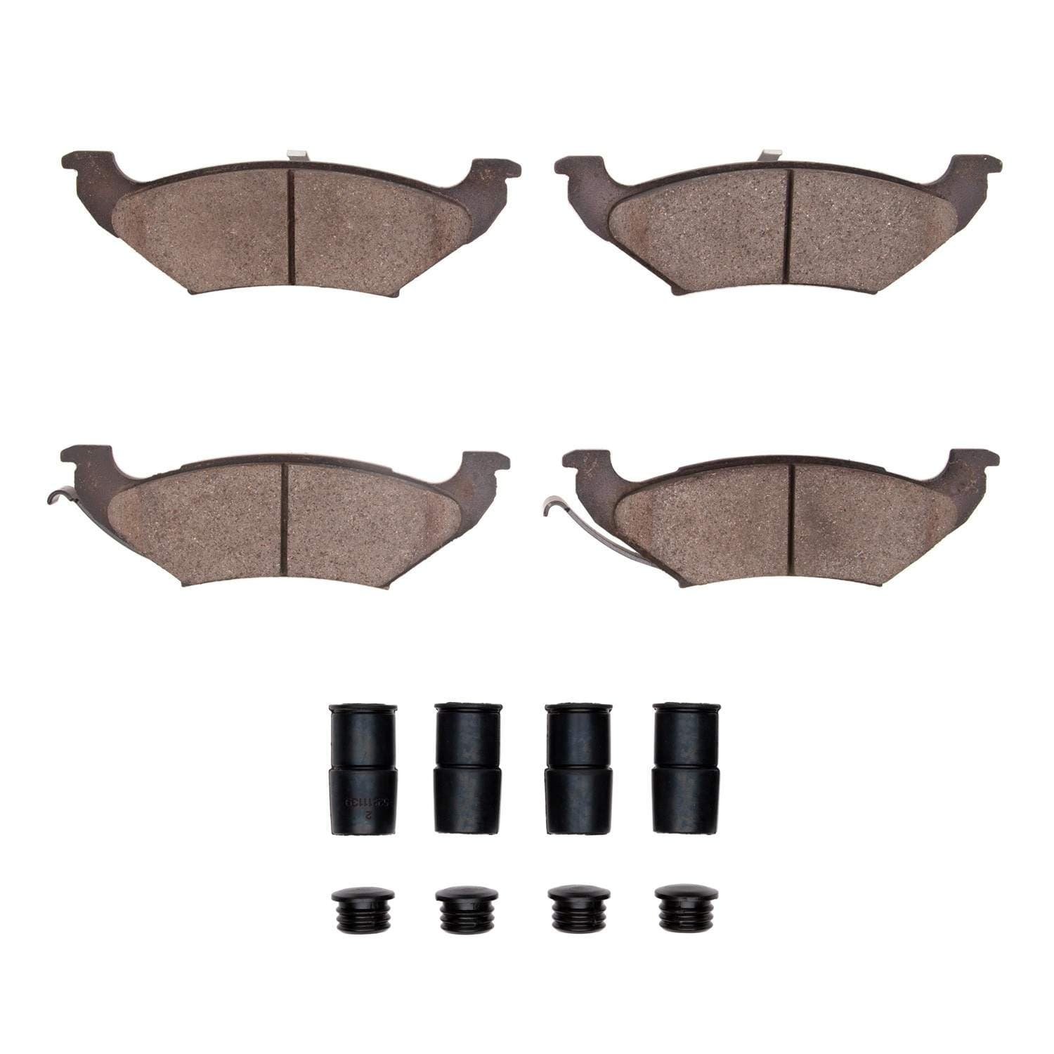 DF_2310071501_Fro.jpg R1 Concepts 97-00 Chrysler Town & Country Rear Ceramic Pads & Hardware Kit - Image 1