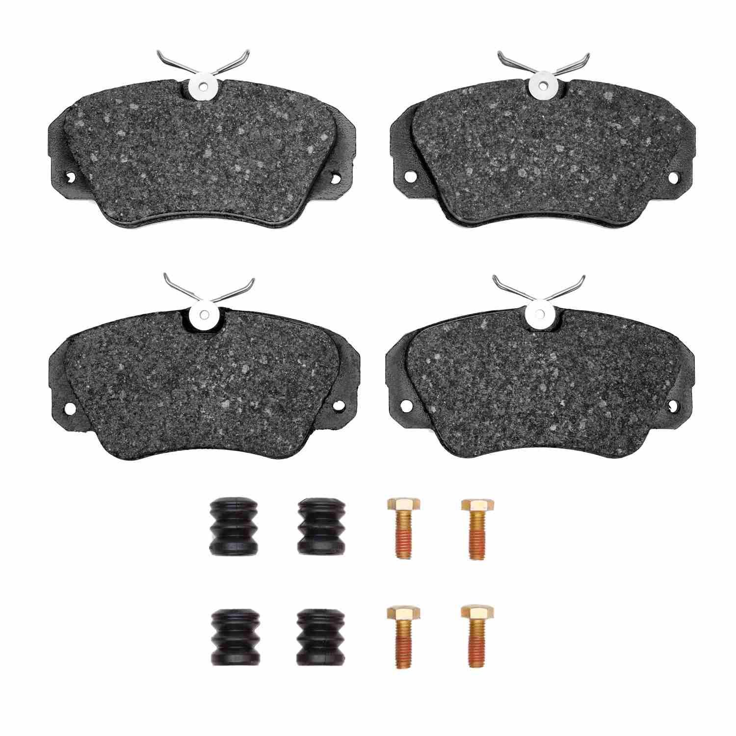 DF_2310072001_Fro.jpg R1 Concepts 97-01 Cadillac Catera Front Ceramic Brake Pads and Hardware Kit - Image 1