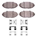 R1 Concepts 98-02 Ford Crown Victoria Front Ceramic Pads & Hardware Kit