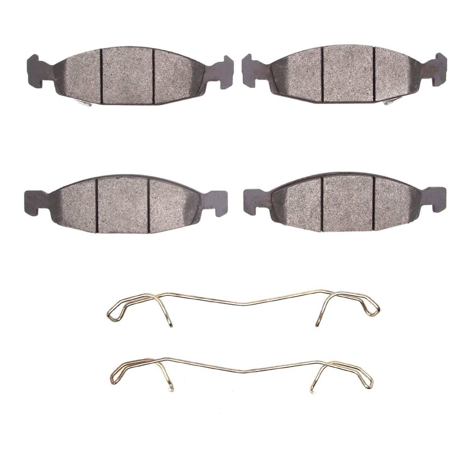 DF_2310079001_Fro.jpg R1 Concepts 99-02 Jeep Grand Cherokee Front Ceramic Pads & Hardware Kit - Image 1