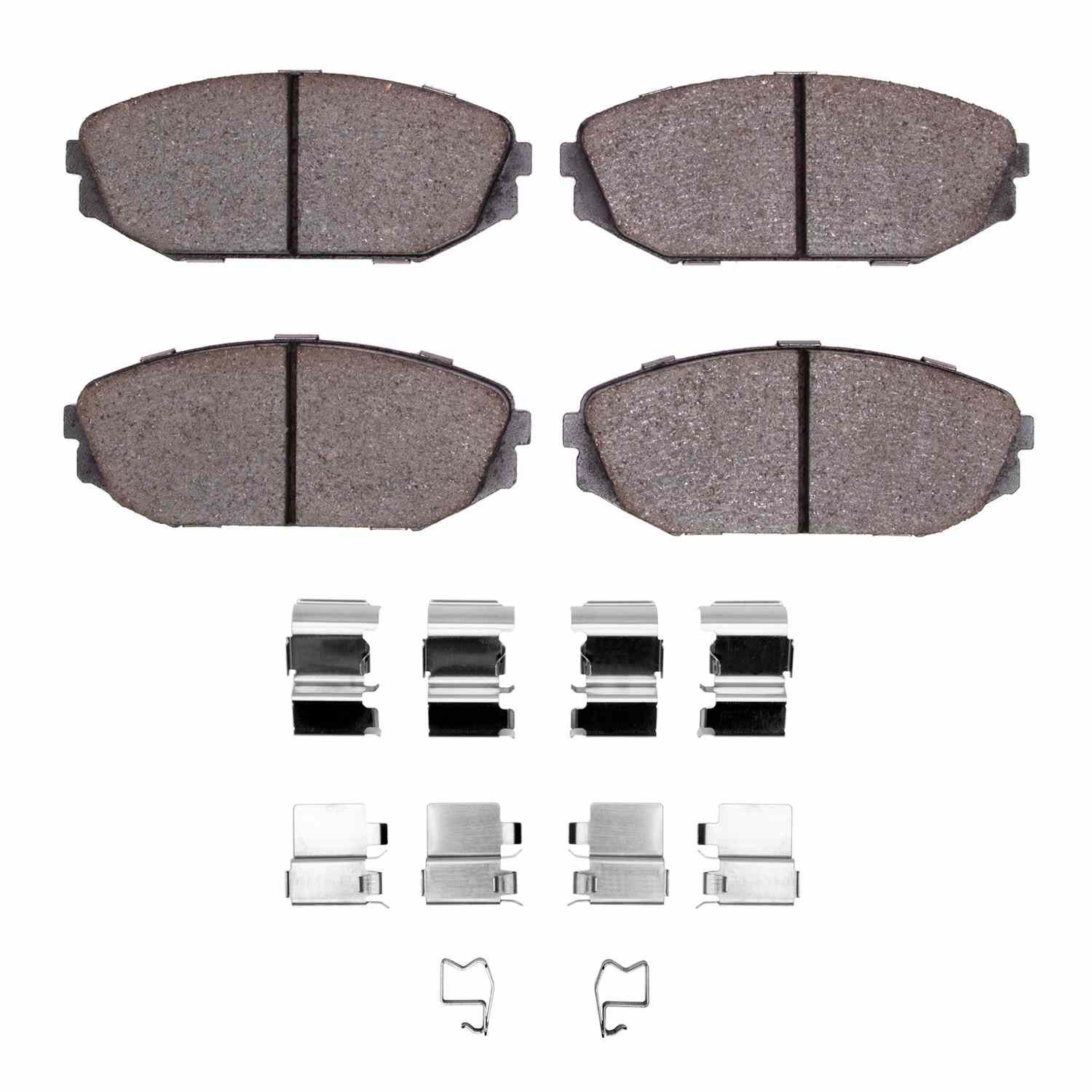 DF_2310079301_Fro.jpg R1 Concepts 99-04 Acura MDX Front Ceramic Pads & Hardware Kit - Image 1